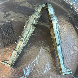 Vintage Godinger silver C 1993 nut cracker 8” tall